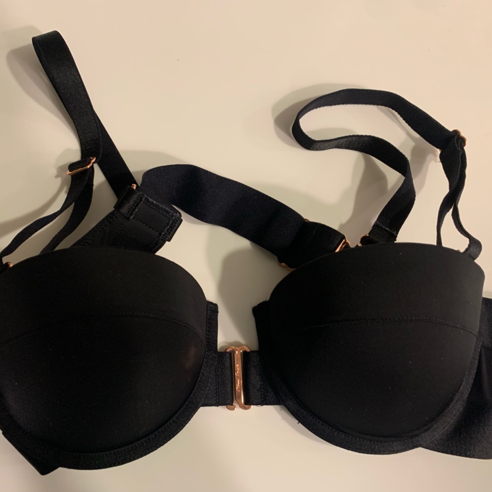 Honey Birdette Carter Rose Gold Bra Only 34C